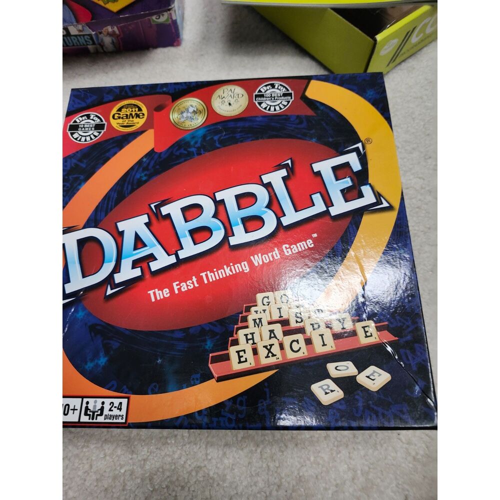 Dabble – The Fast Thinking Word Board Game – Used – Complete